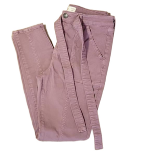 So Pastel Plum Stretch Denim Pants Size 11/30 EUC